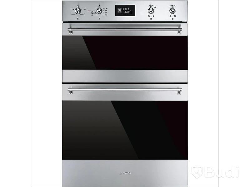 Dubbelugn Smeg Inbyggd, Rostfritt stål Classic DOSF6390X