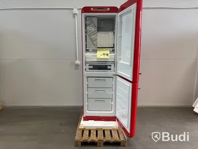 Smeg Fridge/Freezer, Red, 50's Style Retro FAB32RRD6