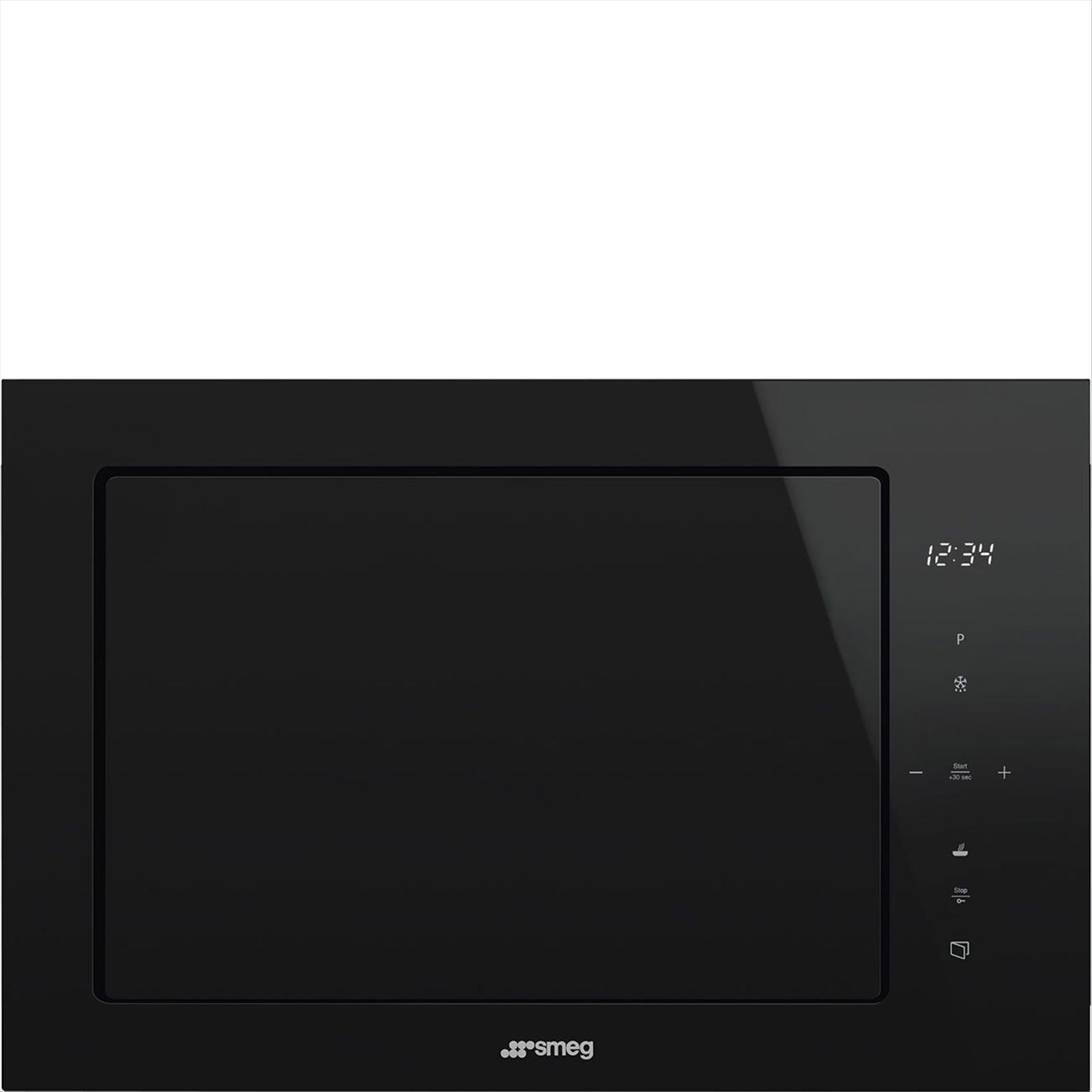 Mikrovågsugn Smeg Inbyggd, Svart, Dolce Stil Novo FMI625CN