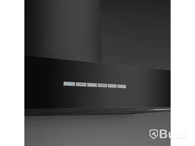 Köksfläkt Smeg Väggmonterad 60 cm, Svart, Universal KBT600BL