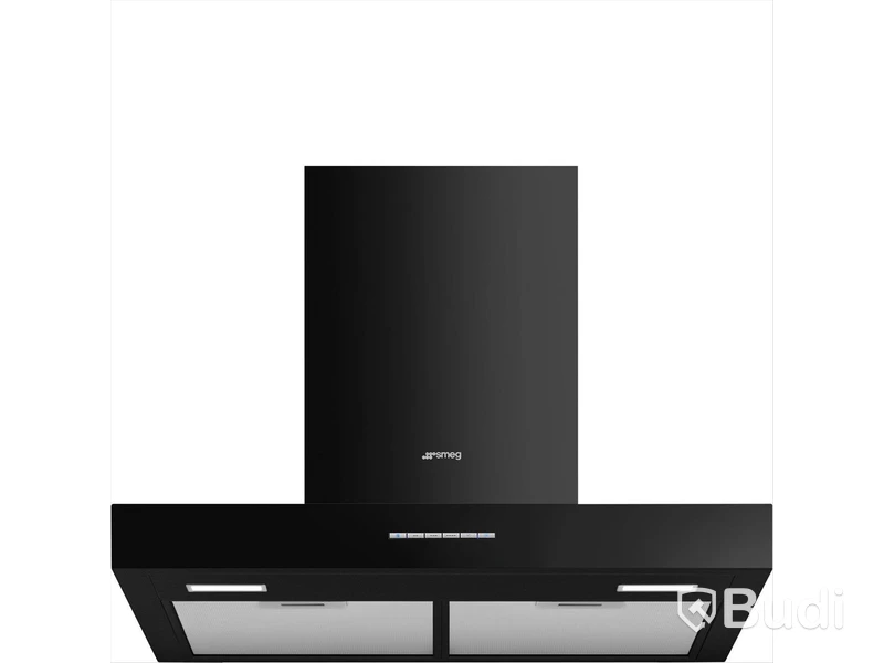 Köksfläkt Smeg Väggmonterad 60 cm, Svart, Universal KBT600BL