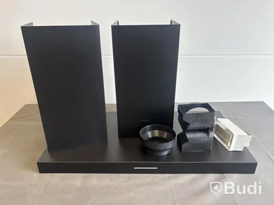 Köksfläkt Smeg Väggmonterad  90 cm, Mattsvart, Universal KBT900NE