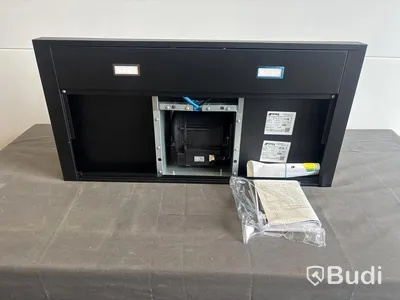 Köksfläkt Smeg Väggmonterad  90 cm, Mattsvart, Universal KBT900NE