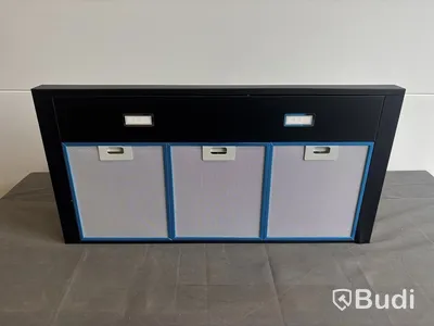 Köksfläkt Smeg Väggmonterad  90 cm, Mattsvart, Universal KBT900NE