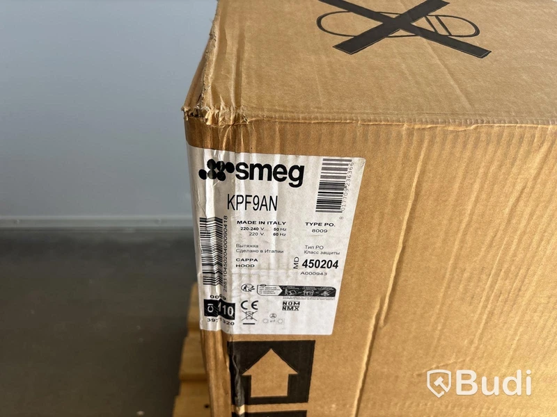 Köksfläkt Smeg Väggmonterad 90 cm, Antracit, Portofino KPF9AN