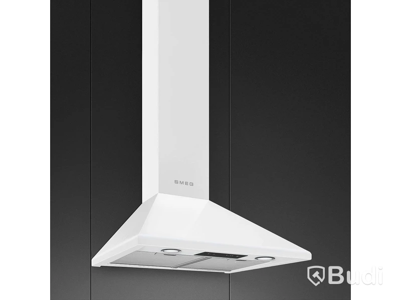 Smeg wall-mounted kitchen extractor fan, 60 cm, white, Victoria KSED65BE