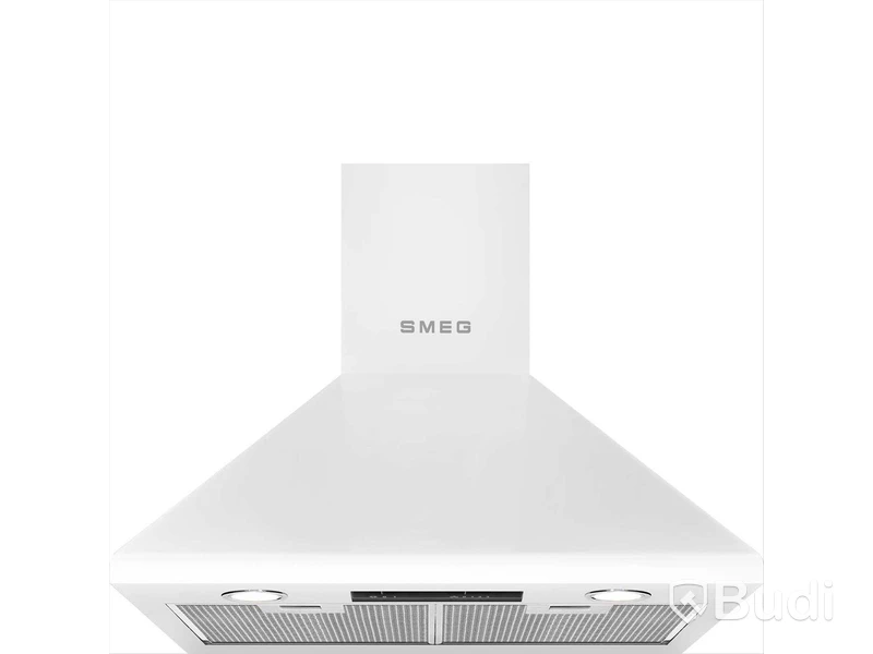 Smeg wall-mounted kitchen extractor fan, 60 cm, white, Victoria KSED65BE