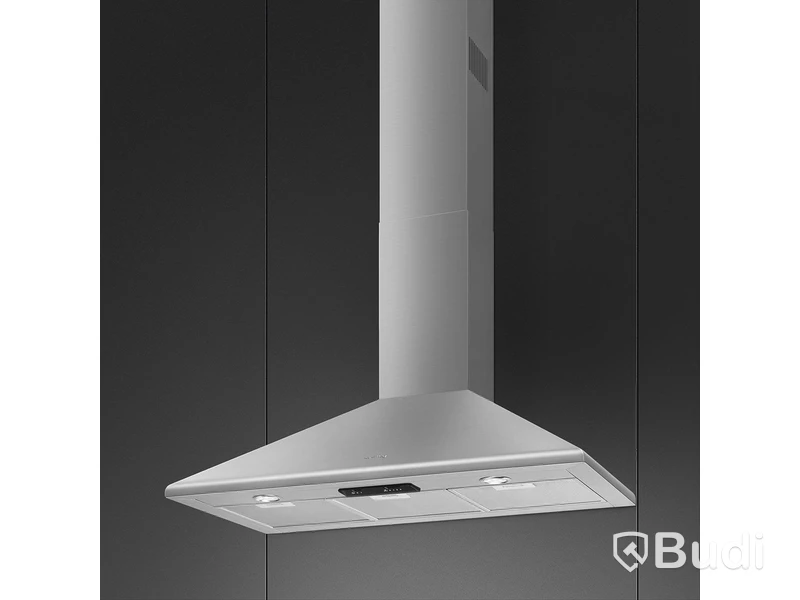 Smeg Wall-Mounted Kitchen Extractor Fan, 90 cm, Stainless Steel, Universal KSED95XE