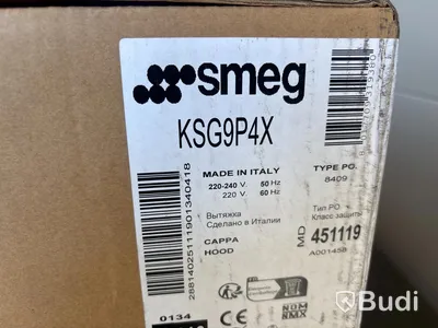 Köksfläkt Smeg Integrerad 90 cm, Rostfritt stål, Universal KSG9P4X