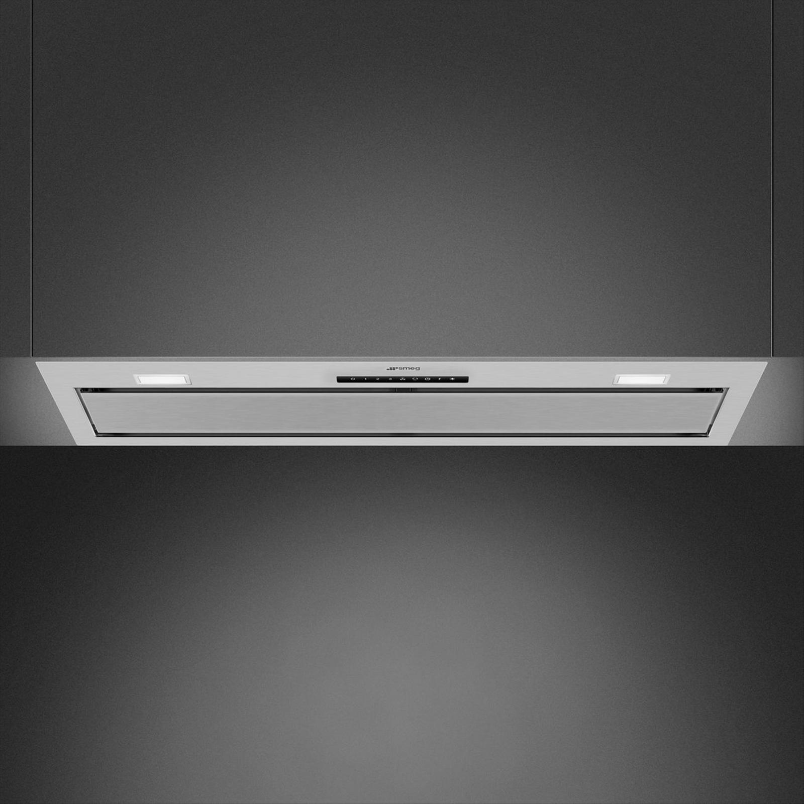 Köksfläkt Smeg Integrerad 90 cm, Rostfritt stål, Universal KSG9P4X