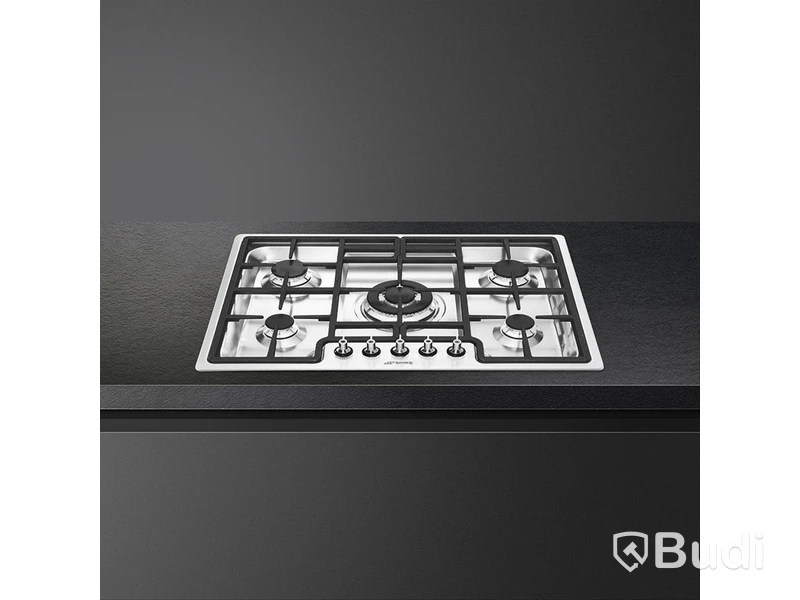 Smeg Gas Hob 70/75 cm, Stainless Steel, Classic PGF75-4