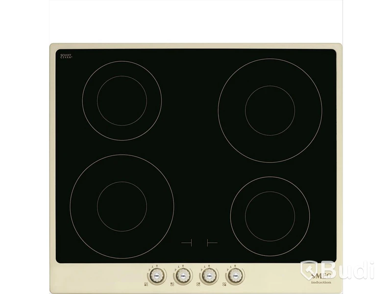 Induktionshäll Smeg 60 cm, Creme,  Cortina SI764POM