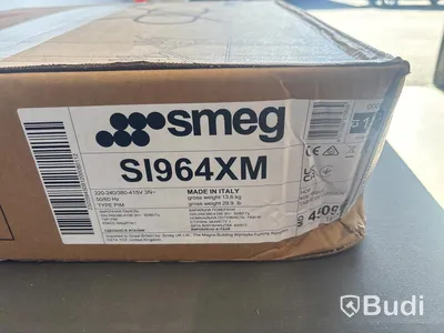 Induktionshäll Smeg 60 cm, Rostfritt stål, Victoria SI964XM