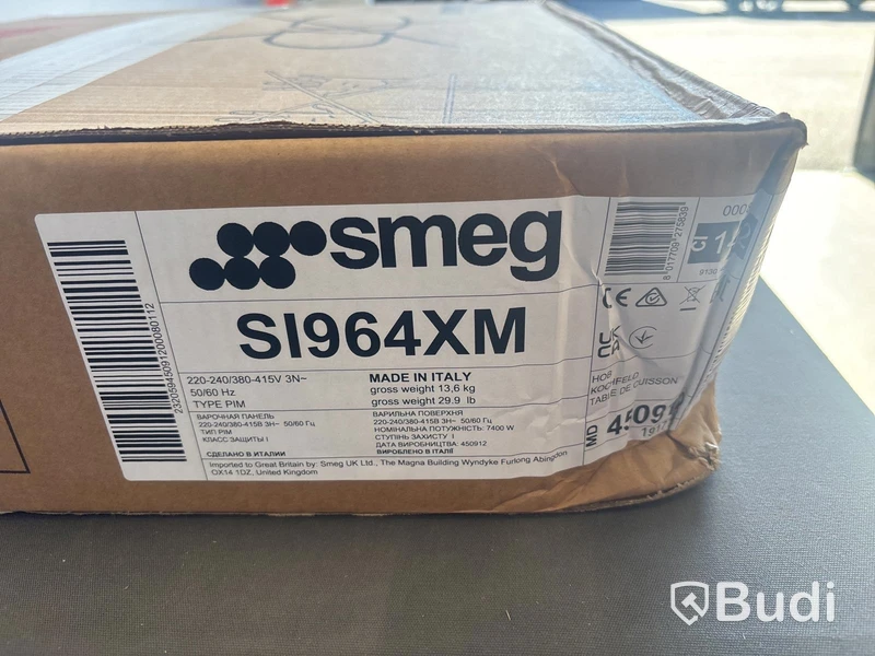 Induktionshäll Smeg 60 cm, Rostfritt stål, Victoria SI964XM