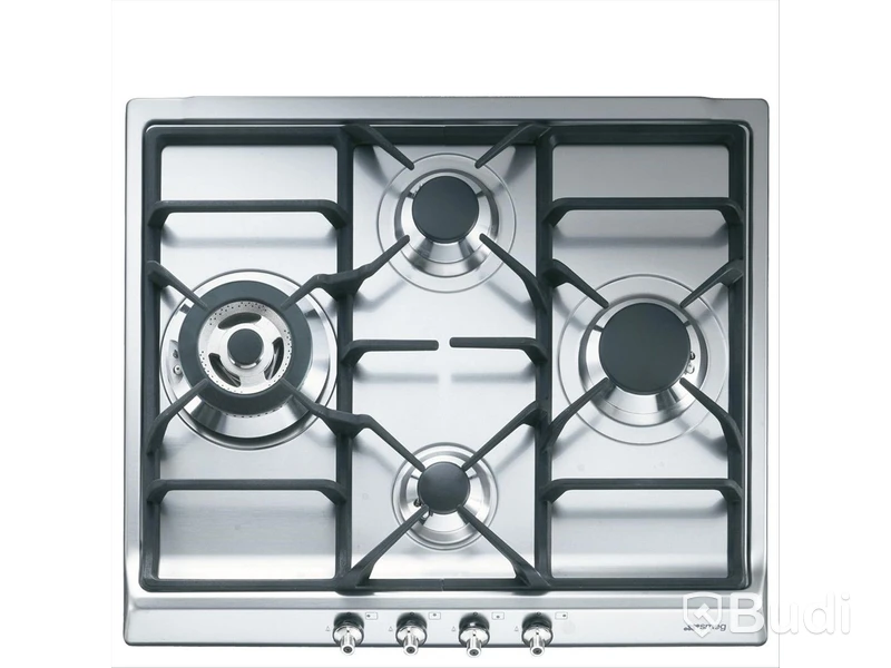 Gashäll Smeg 60 cm, Rostfritt stål, Classic SER60SGH3