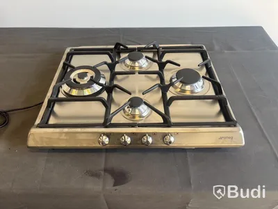 Gashäll Smeg 60 cm, Rostfritt stål, Classic SER60SGH3