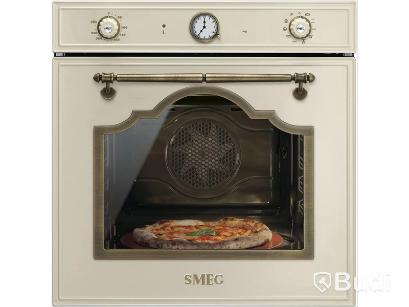 Termoventilerad ugn Smeg 60 cm, Creme, Cortina SFP750POPZ