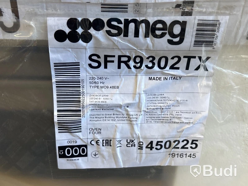 Smeg Fan-Assisted Compact Oven, 90 cm, Stainless Steel, Classic SFR9302TX