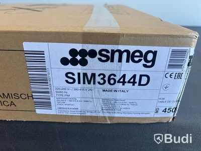 Induktionshäll Smeg 60 cm, Svart, Classic SIM3644D