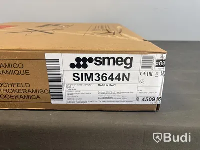 Induktionshäll Smeg 60 cm, Svart, Classic SIM3644N