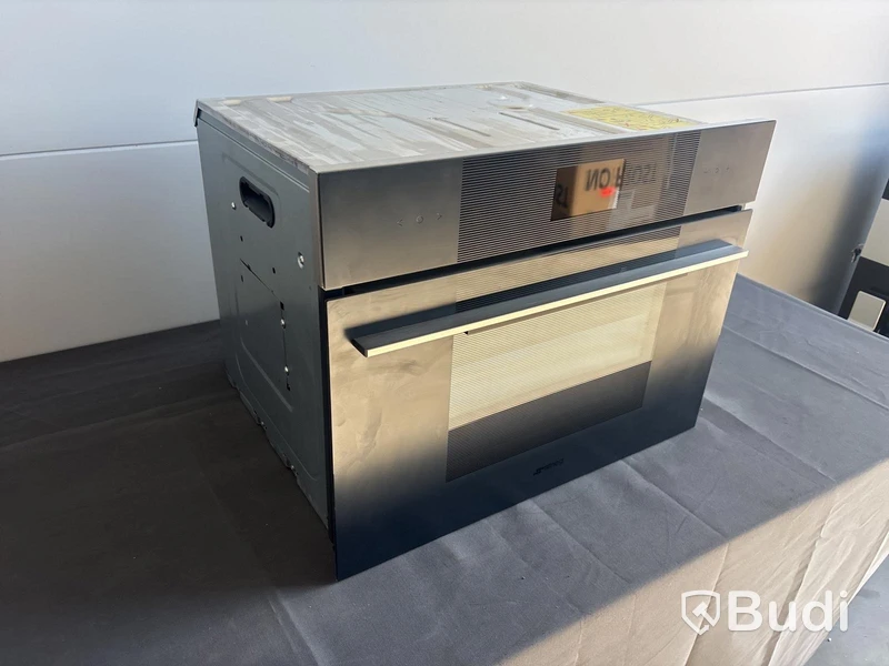 Kombinationsmikrovågsugn Smeg Kompaktugn 45 cm, Neptune Grey, Linea SO4102M1G