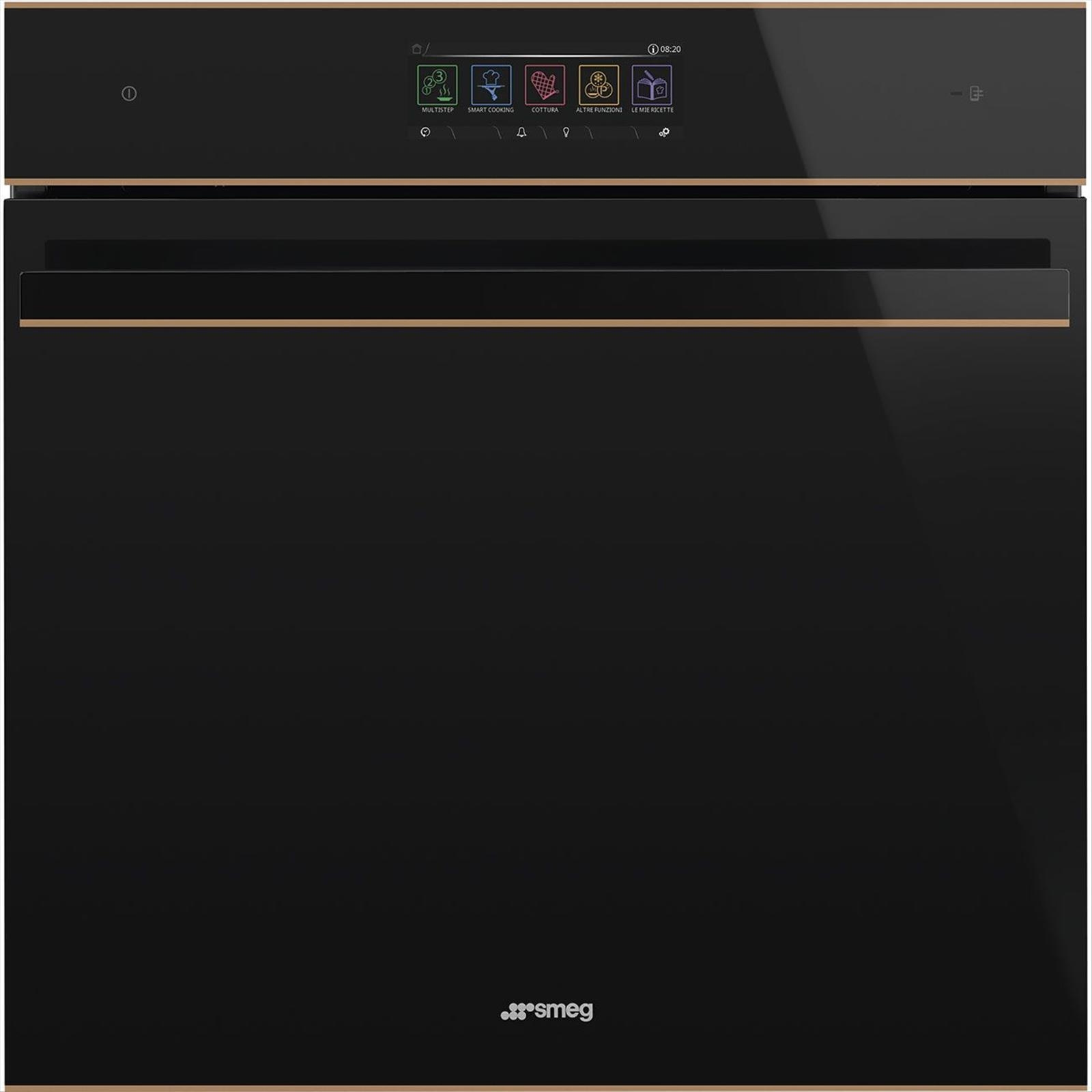 MultiTech ugn Smeg 60 cm, Svart, Dolce Stil Novo SO6606WAPNR