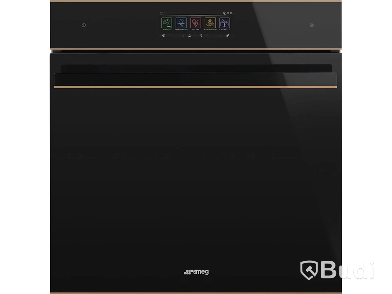 MultiTech ugn Smeg 60 cm, Svart, Dolce Stil Novo SO6606WAPNR