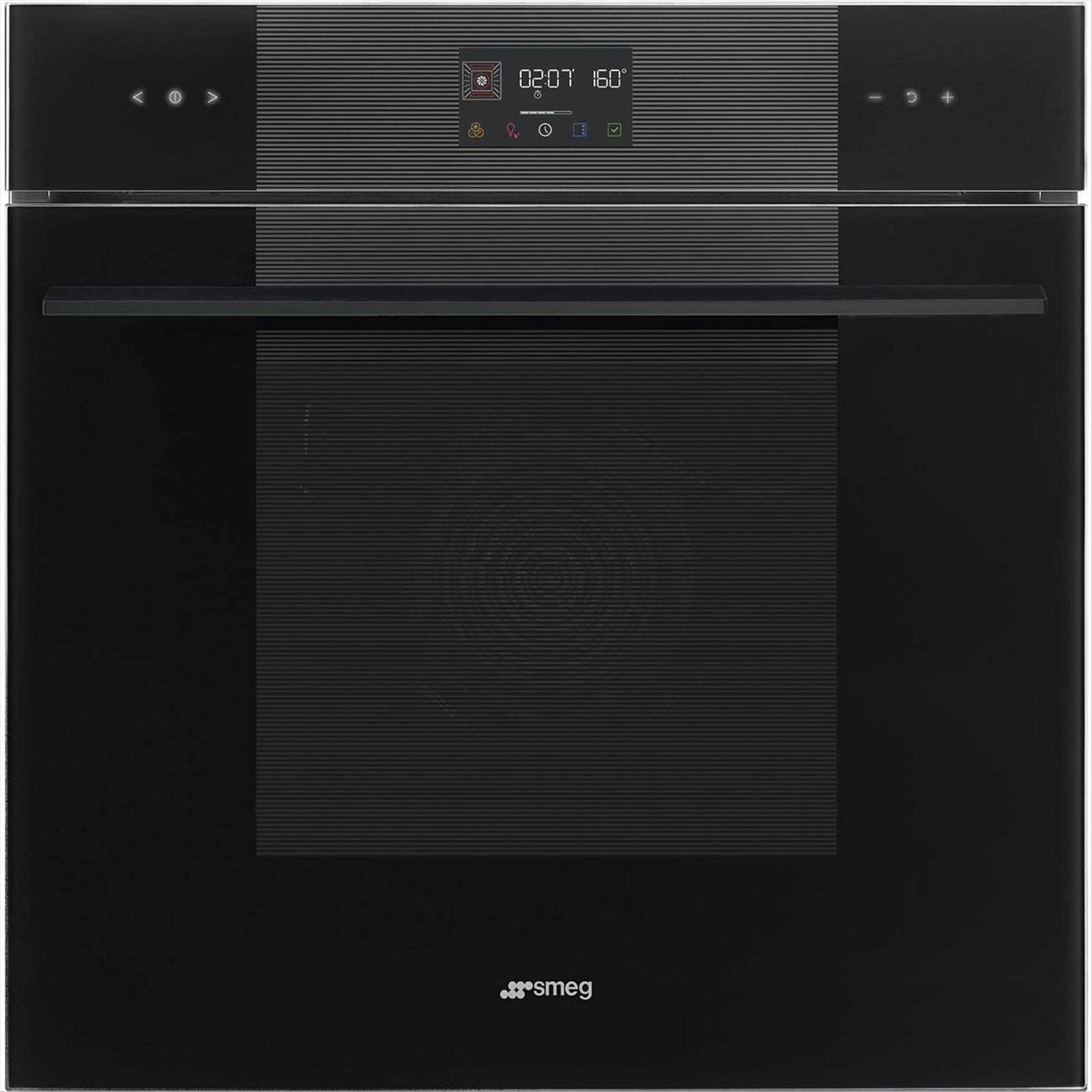 Termoventilerad ugn Smeg Svart, Linea SOP6102TB3