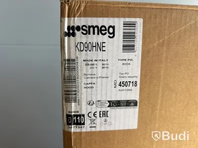 Väggmonterad köksfläkt Smeg 90 cm, Svart, Classic KD90HNE