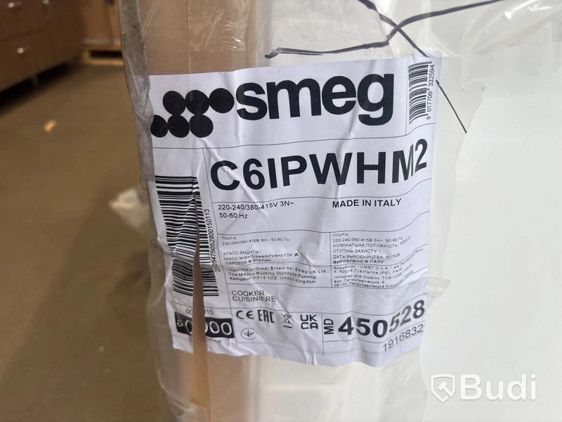 Induktionsspis Smeg 60x60 cm, Vit, Classic C6IPWHM2