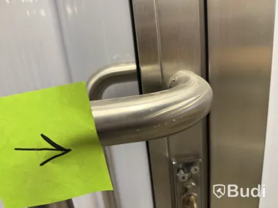 Stainless steel door