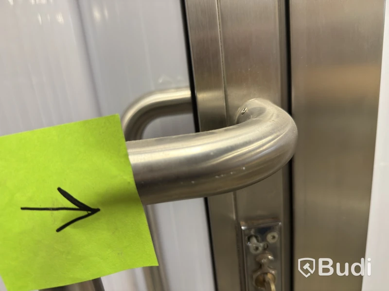 Stainless steel door