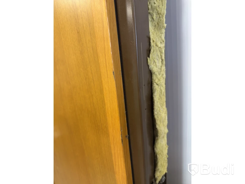 Solid wood security door