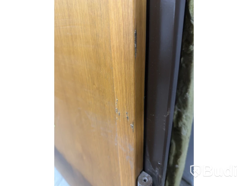 Solid wood security door