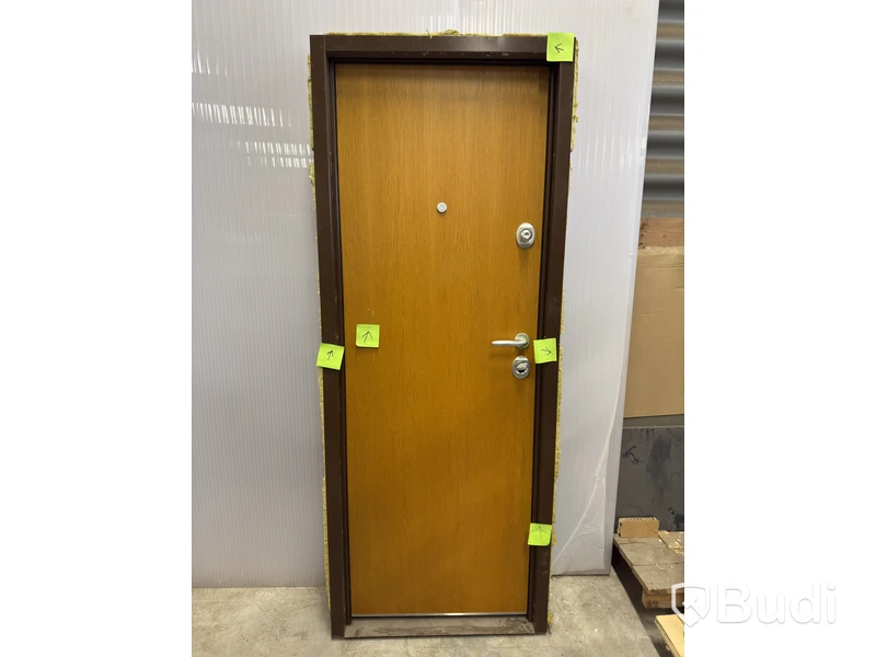Solid wood security door