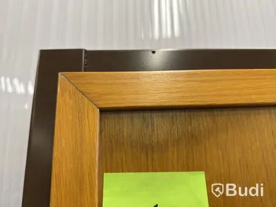 Solid wood security door