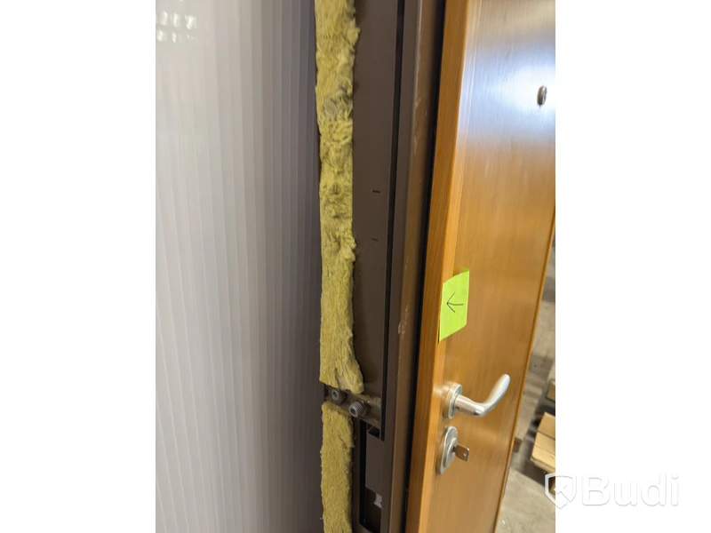 Solid wood security door
