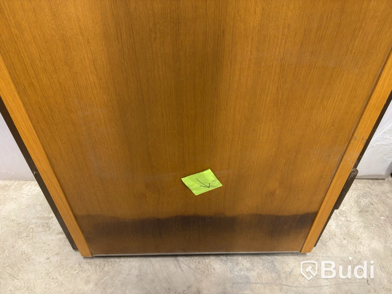 Solid wood security door