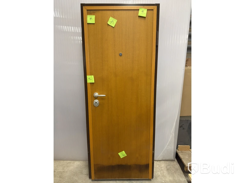 Solid wood security door