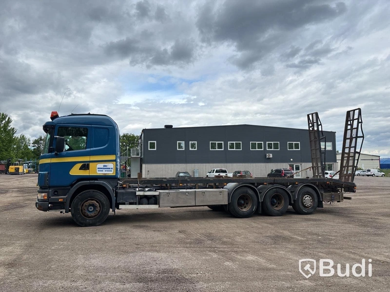 Lastbil Scania R164GB 8x4 NZ480 -2003 | Maskintransport | Manuell/tillsats