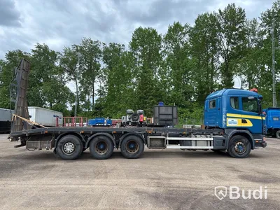 Lastbil Scania R164GB 8x4 NZ480 -2003 | Maskintransport | Manuell/tillsats