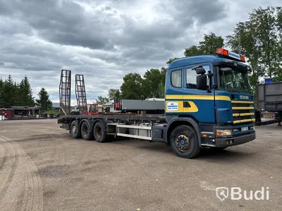 Lastbil Scania R164GB 8x4 NZ480 -2003 | Maskintransport | Manuell/tillsats