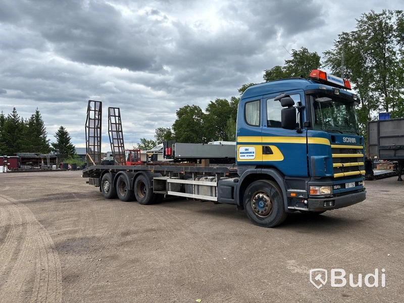 Lastbil Scania R164GB 8x4 NZ480 -2003 | Maskintransport | Manuell/tillsats
