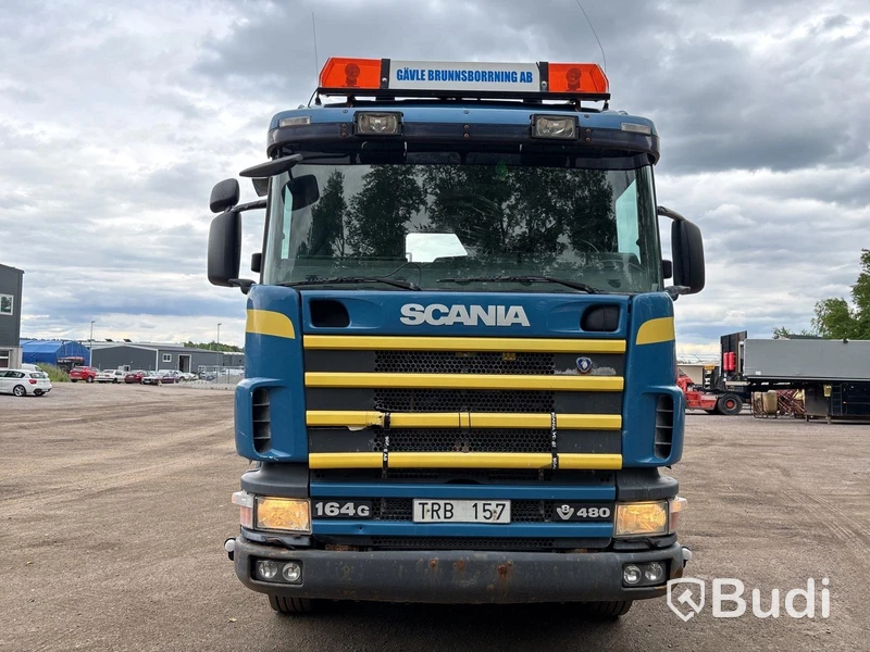 Lastbil Scania R164GB 8x4 NZ480 -2003 | Maskintransport | Manuell/tillsats