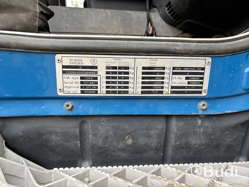 Lastbil Scania R164GB 8x4 NZ480 -2003 | Maskintransport | Manuell/tillsats