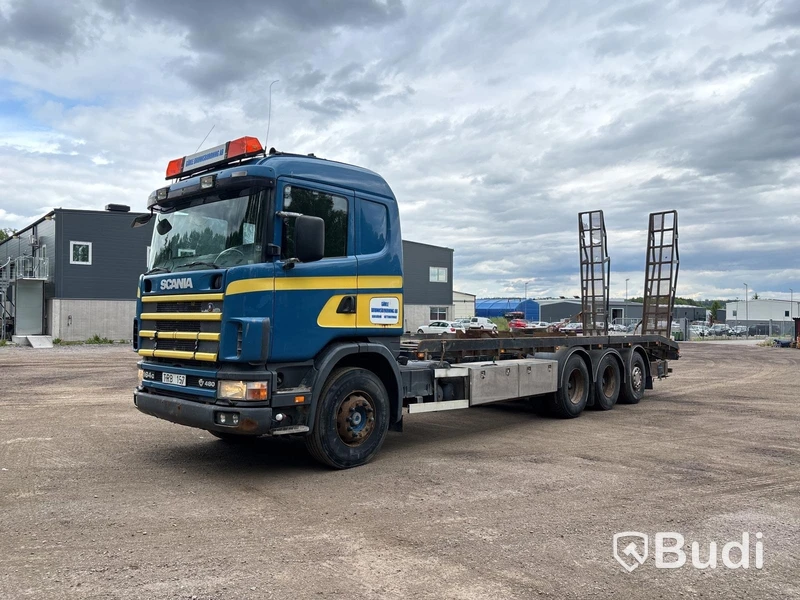 Lastbil Scania R164GB 8x4 NZ480 -2003 | Maskintransport | Manuell/tillsats
