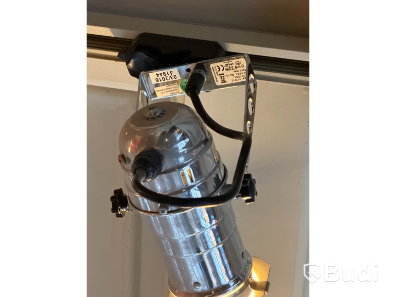 25 st takspotlights, metall, silver