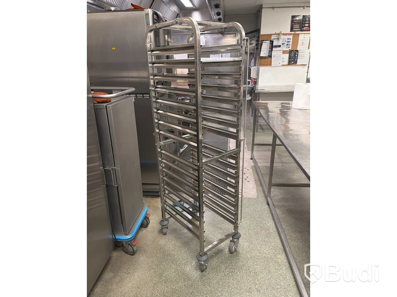 Vagn för bakplåtar, plåtmått 32,5 x 50 cm, höjd 170 cm