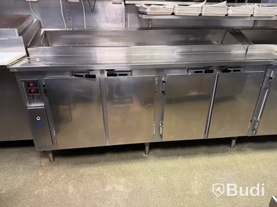 Rostfri kylbänk med kylränna, KEMA