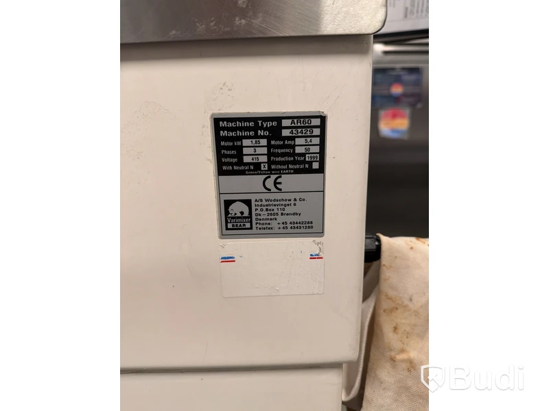 Mixer/ degblandare Björn Varimixer AR60, 1999, 415V, 3-fas